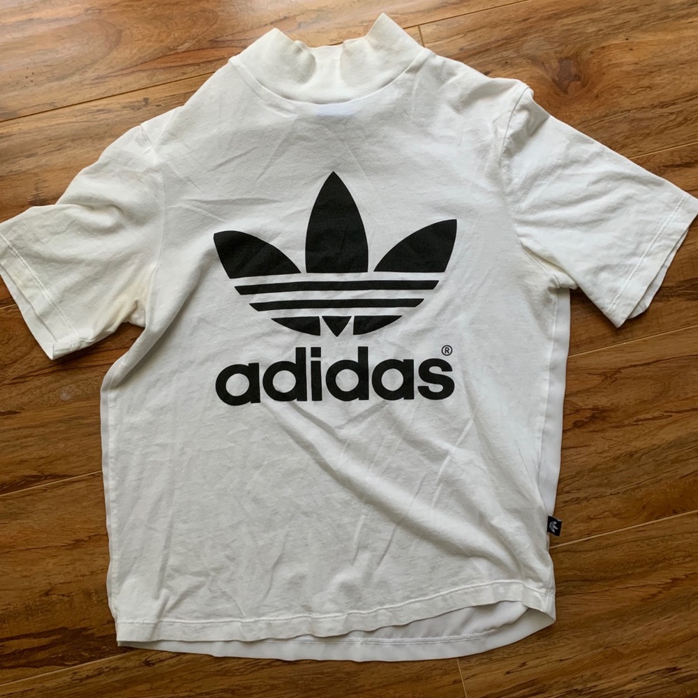 Adidas Mockneck half silk top